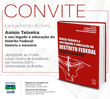 Livro: Anísio Teixeira e a educação no DF