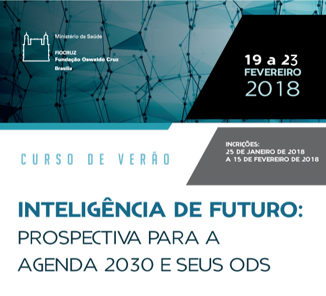 Inscrição: Inteligência de Futuro - Prospectiva para a Agenda 2030 e seus ODS