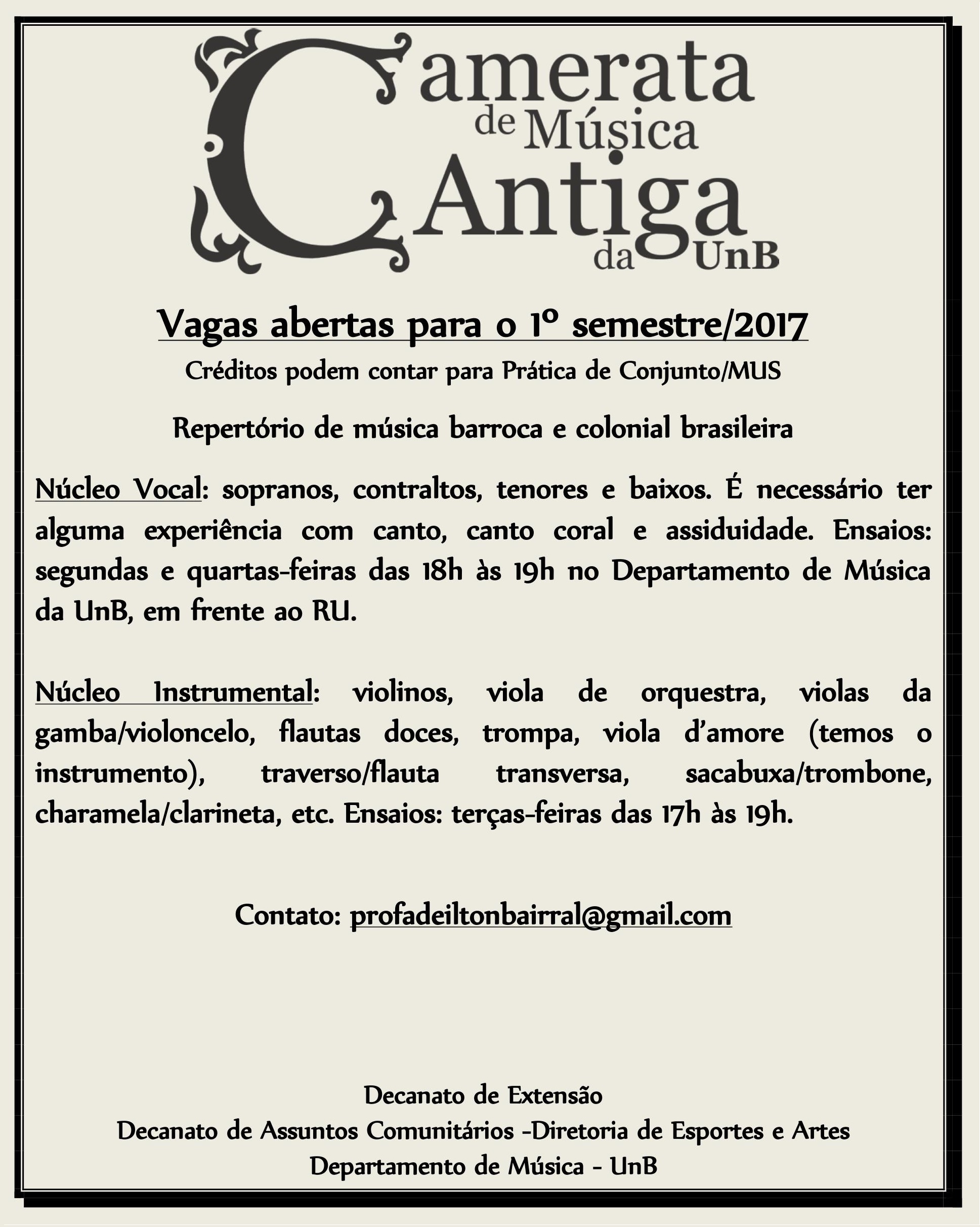 Camerata de Música Antiga da UnB