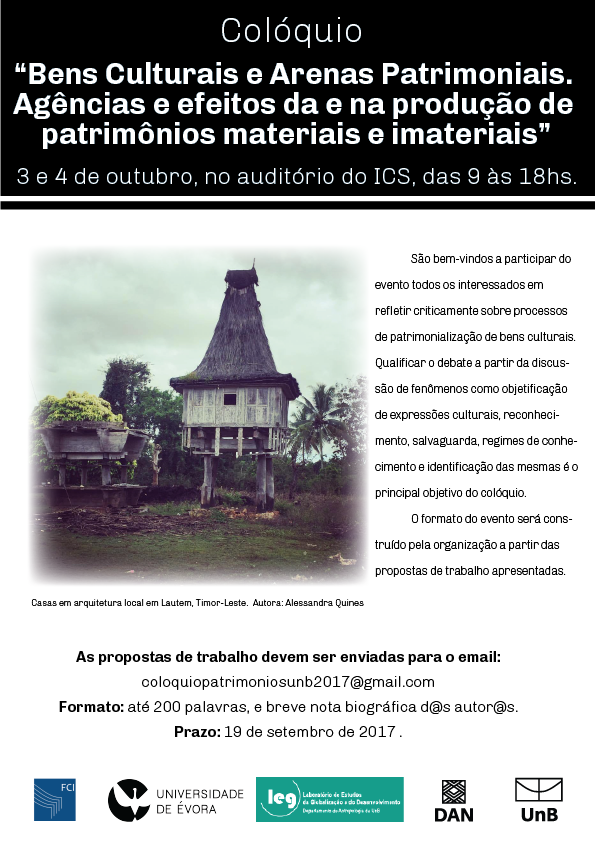 Bens Culturais e Arenas Patrimoniais