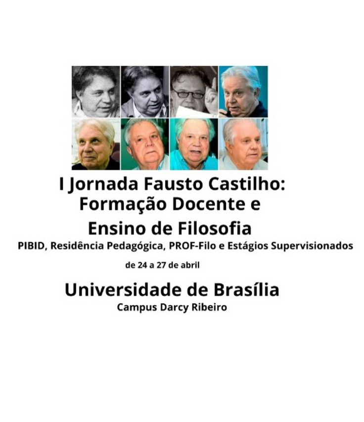 I Jornada Fausto Castilho: formação docente e ensino de filosofia