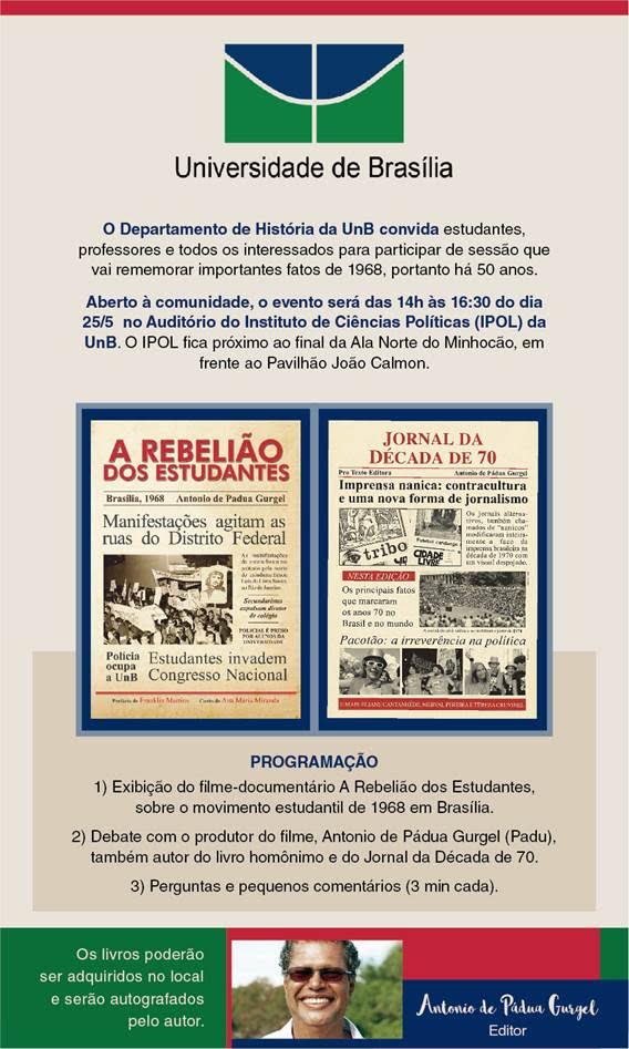 A Rebelião dos Estudantes: Brasília, 1968