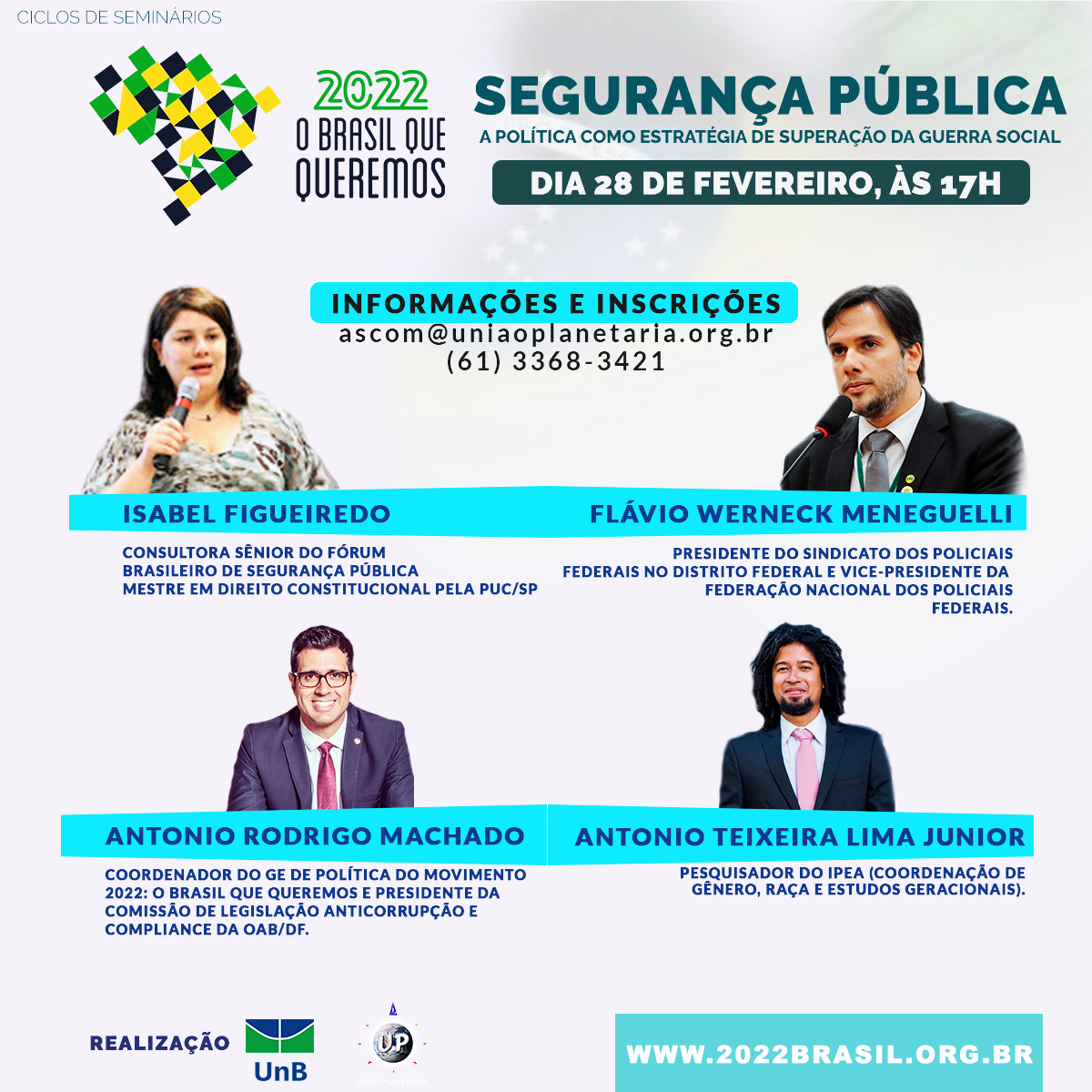 Seminário sobre segurança pública