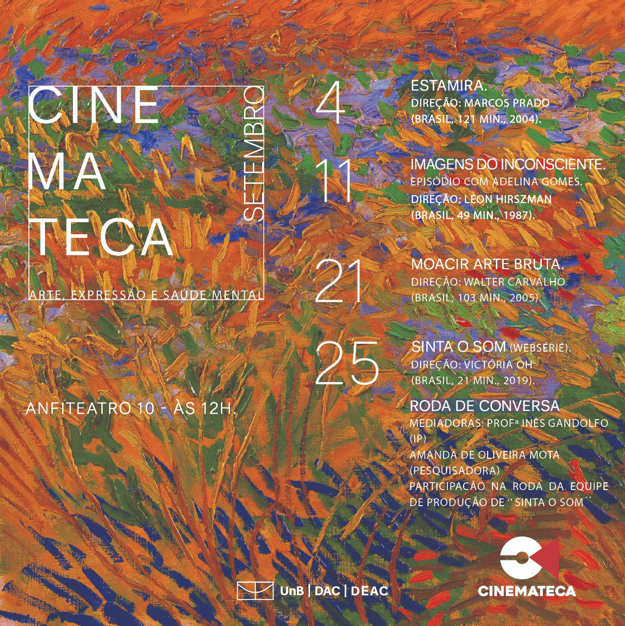 Cinemateca: Arte, Expressão e Saúde Mental