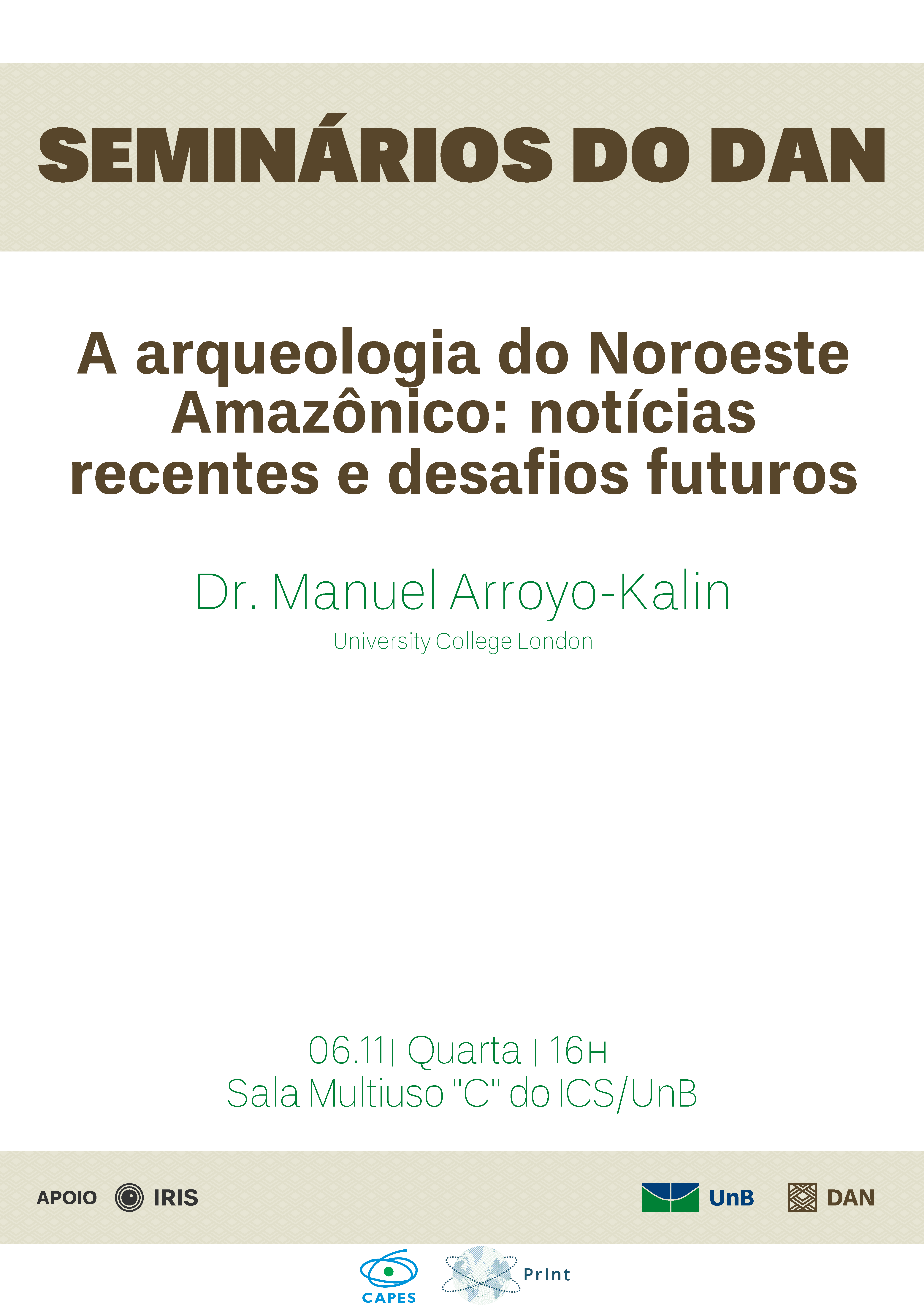 Seminário: A arqueologia do Noroeste Amazônico