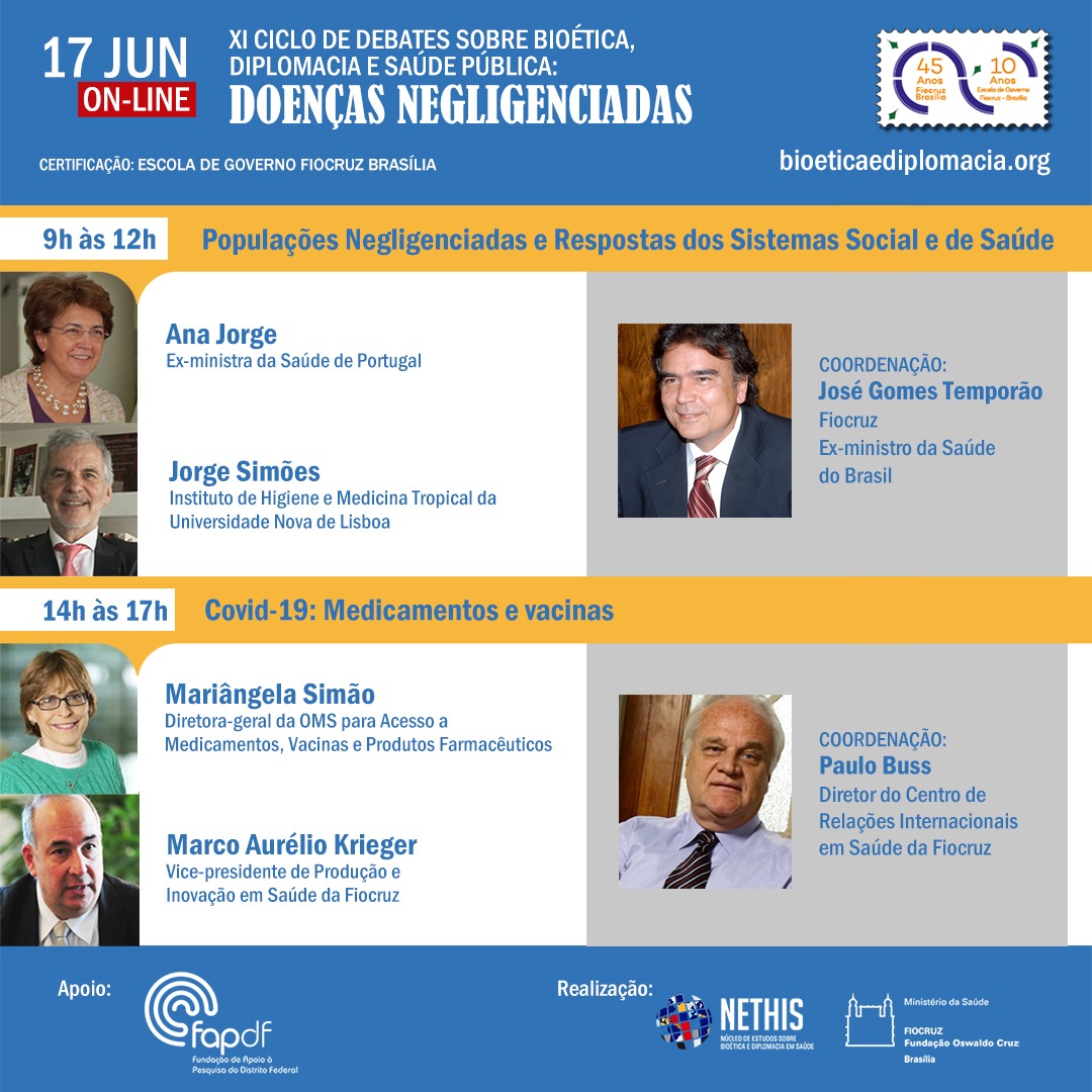 Ciclo de debates sobre doenças negligenciadas
