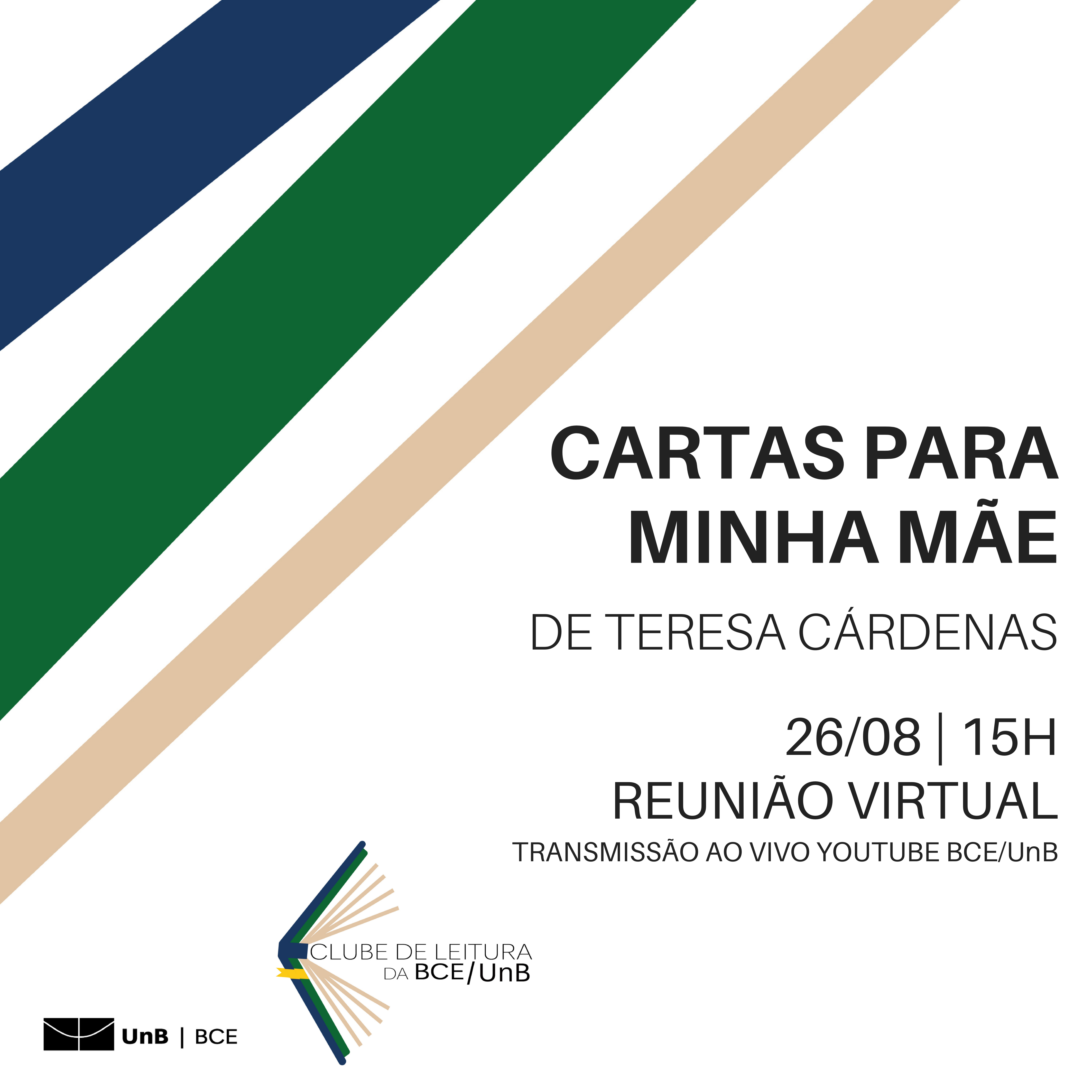 Clube de Leitura BCE: Cartas para minha mãe