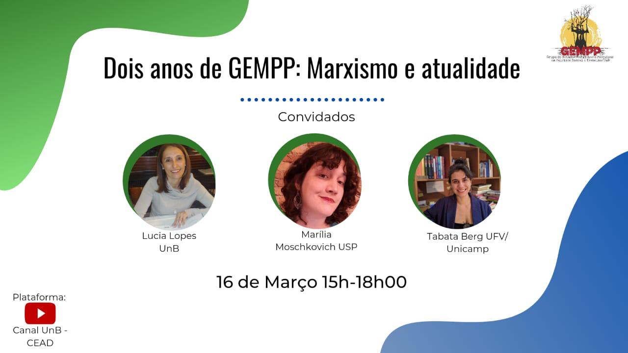 Dois anos de GEMPP: marxismo e atualidade