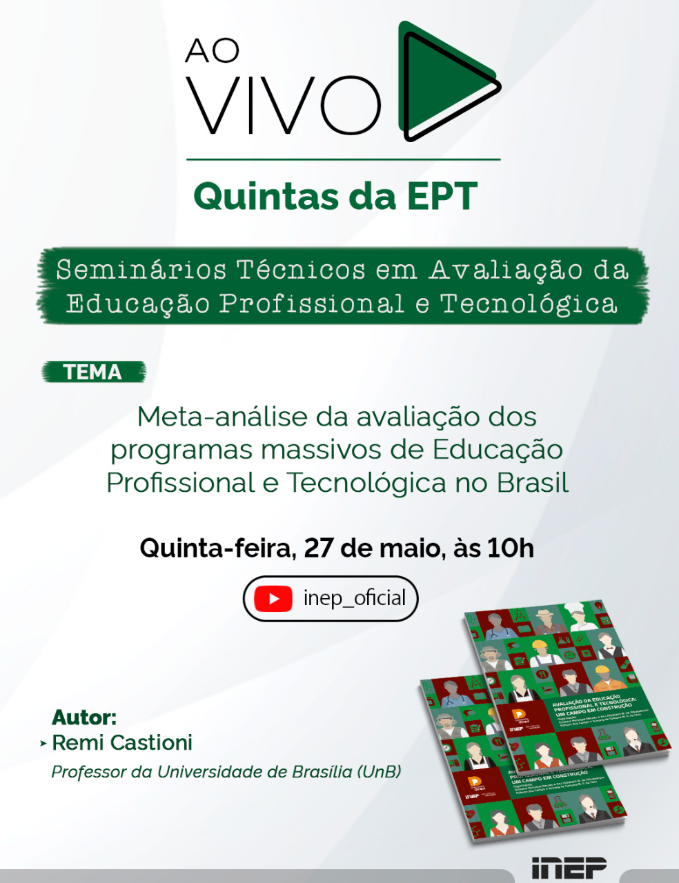 Seminários Técnicos em Avaliação da Educação Profissional e Tecnológica