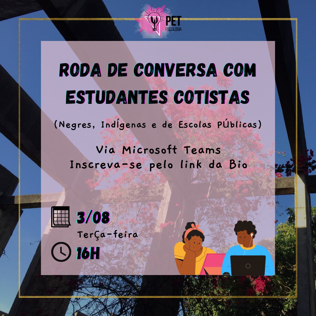 Roda de conversa com estudantes cotistas