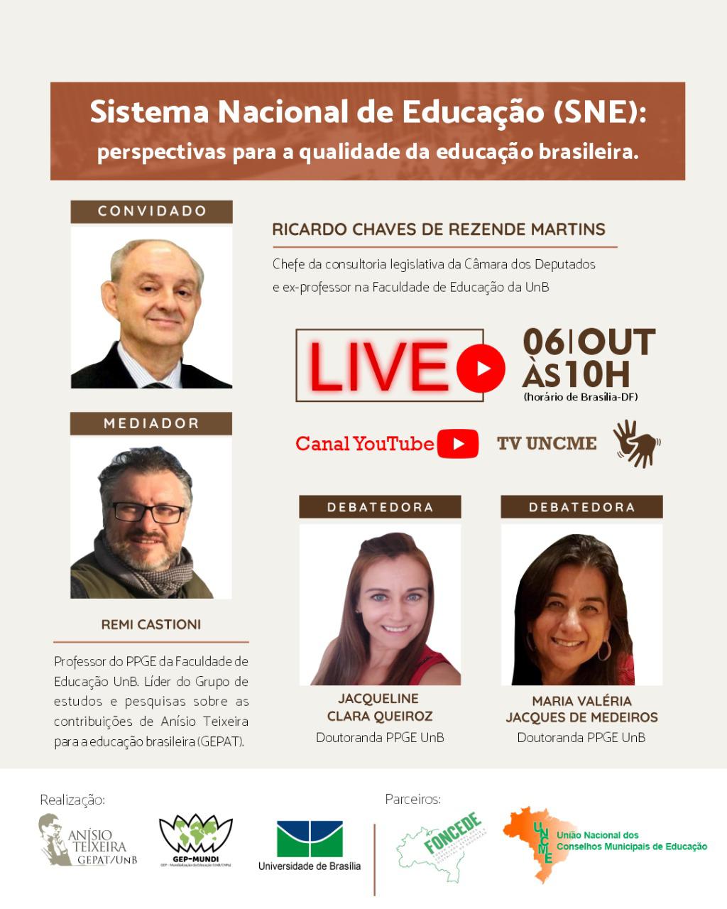 Sistema Nacional de Educação-SNE e as perspectivas para qualidade da educação brasileira