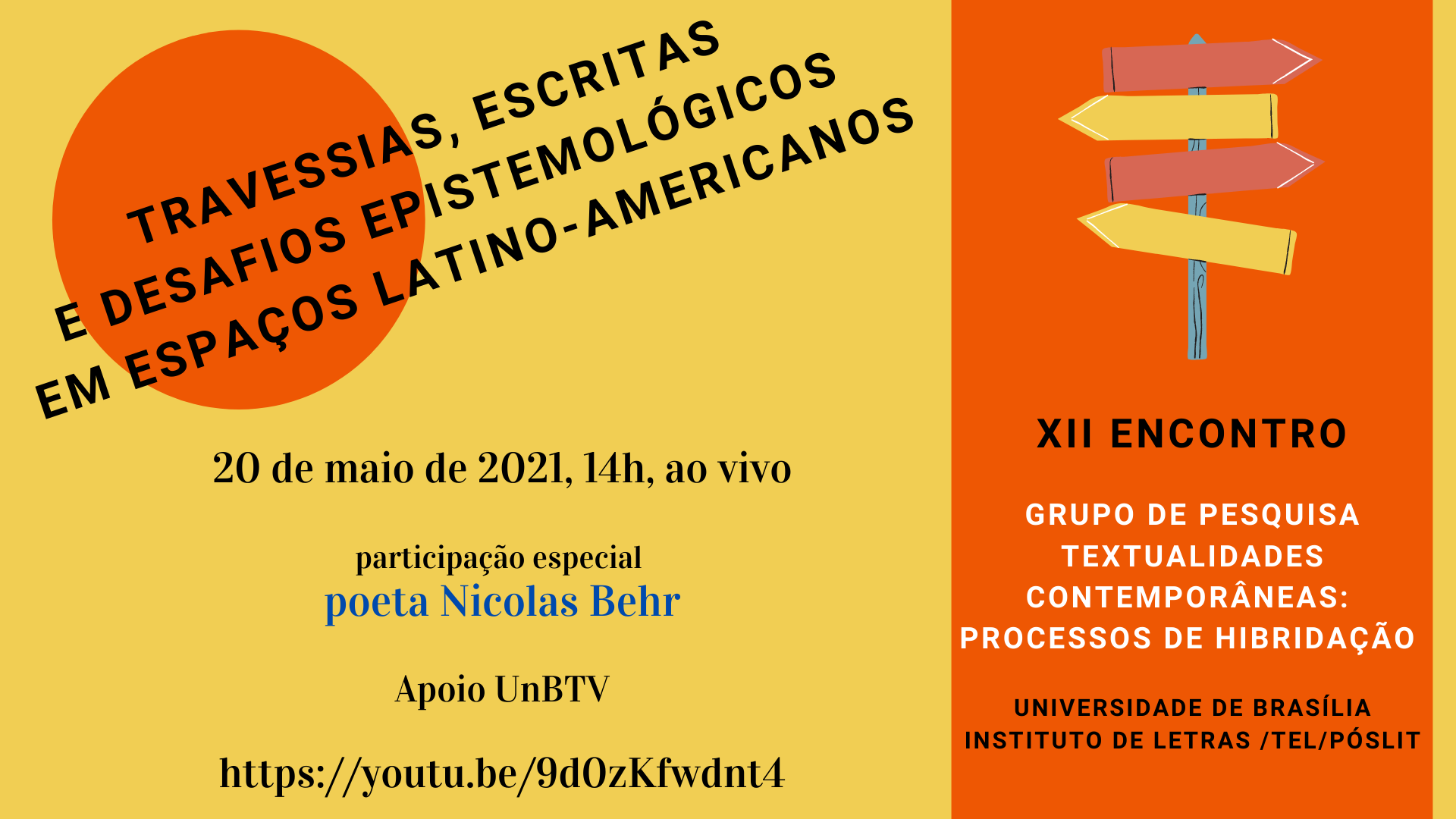 XII Encontro Internacional do Grupo Textualidades Contemporâneas: processos de hibridação