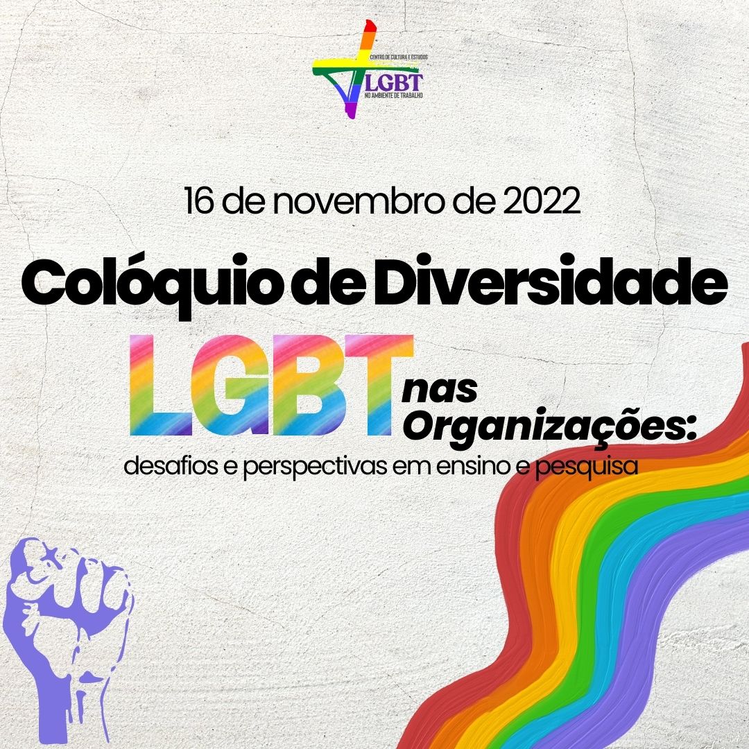 Colóquio em Diversidade LGBT+ nas organizações