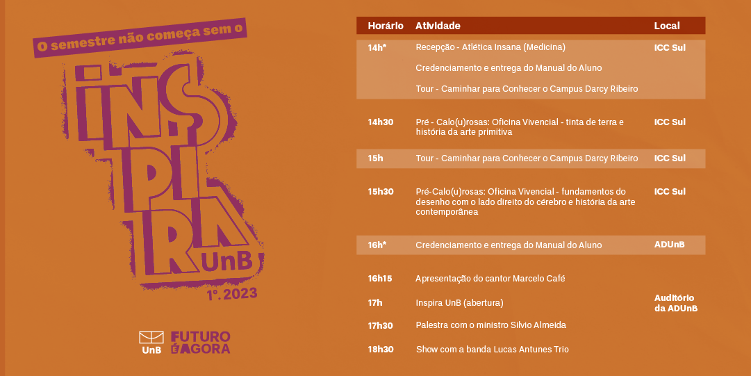 Aula magna #InspiraUnB 1º/2023