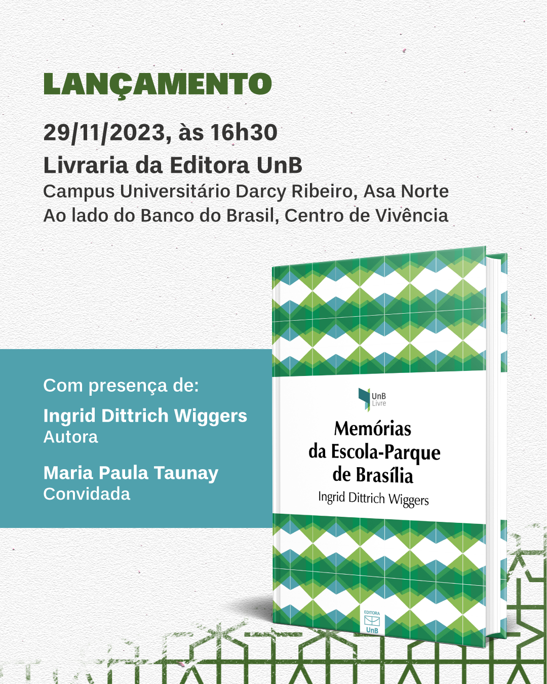 Livro: Memórias da Escola-Parque de Brasília
