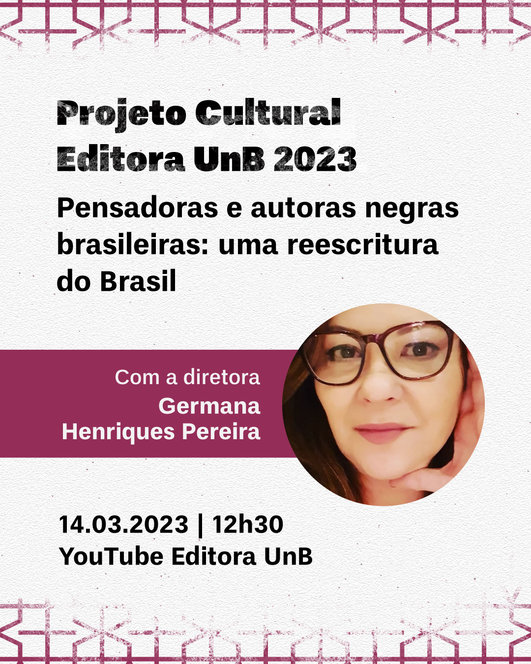 Editora UnB apresenta Projeto Cultural 2023