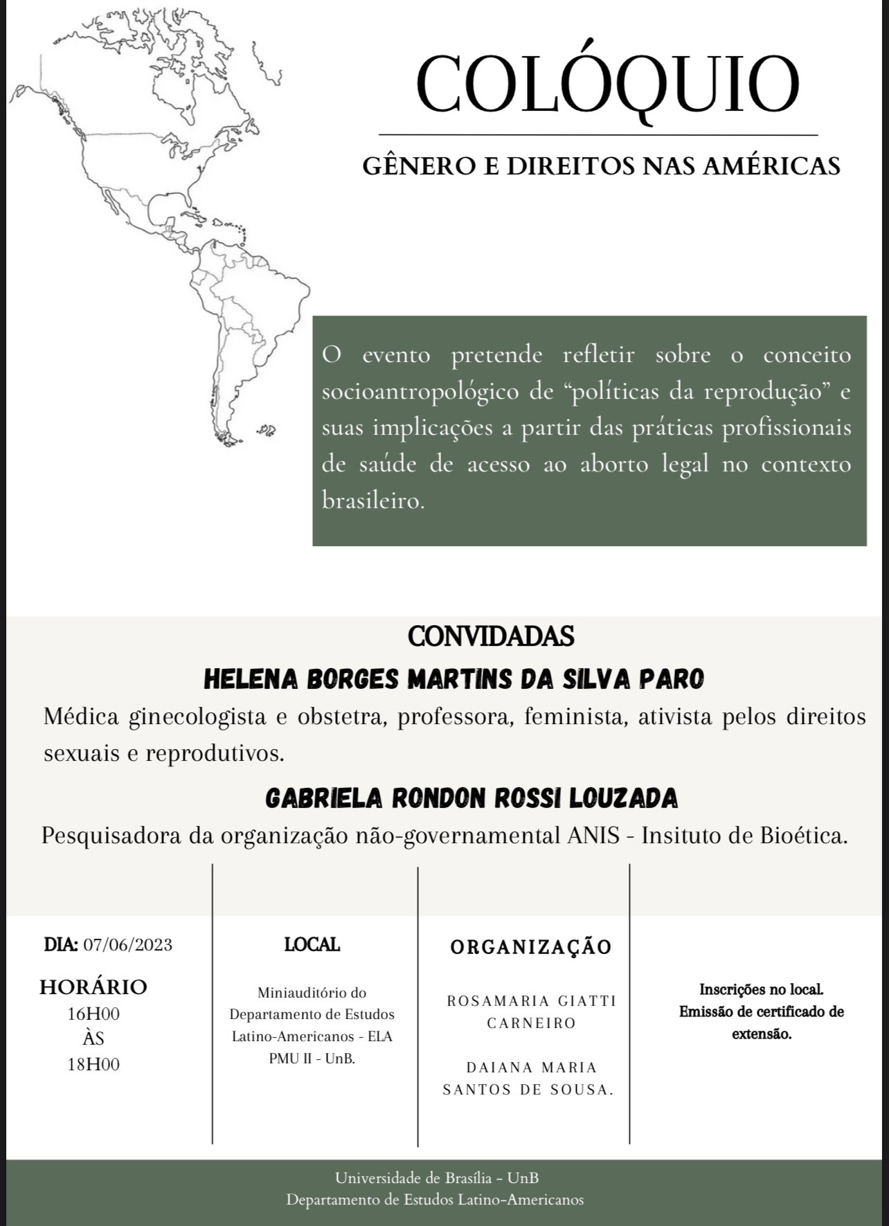 Colóquio - Gênero e Direitos nas Américas