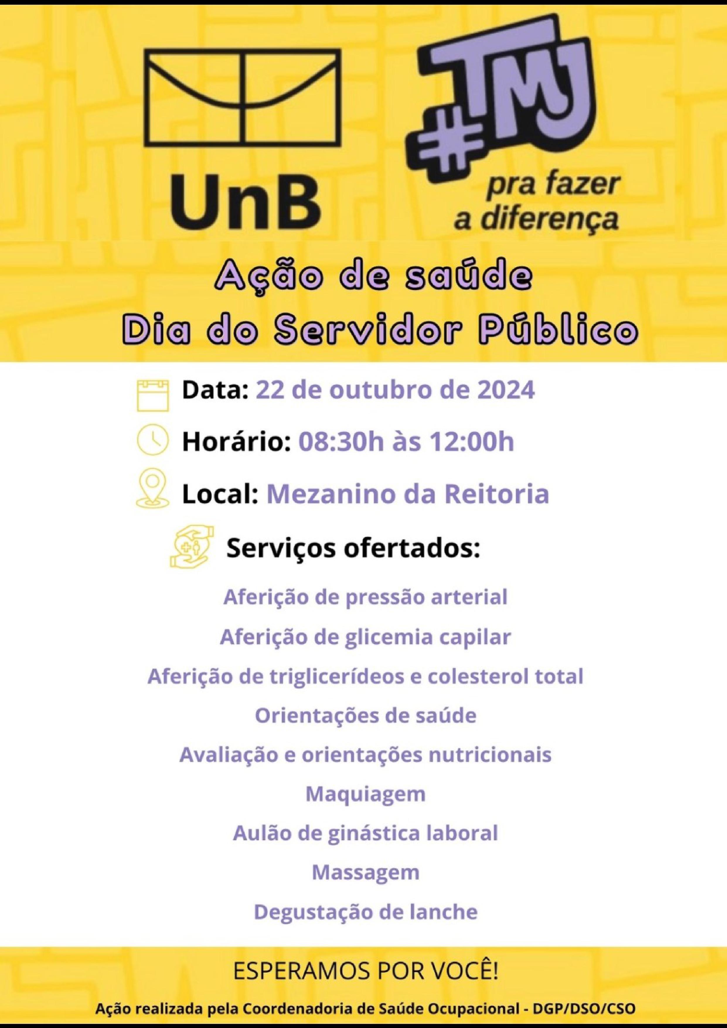 Ação de Saúde | Dia do Servidor Público