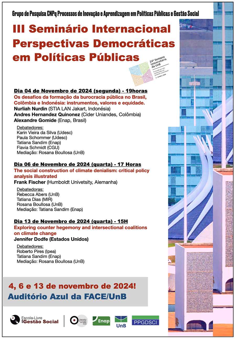 III Seminário Perspectivas Democráticas em Políticas Públicas