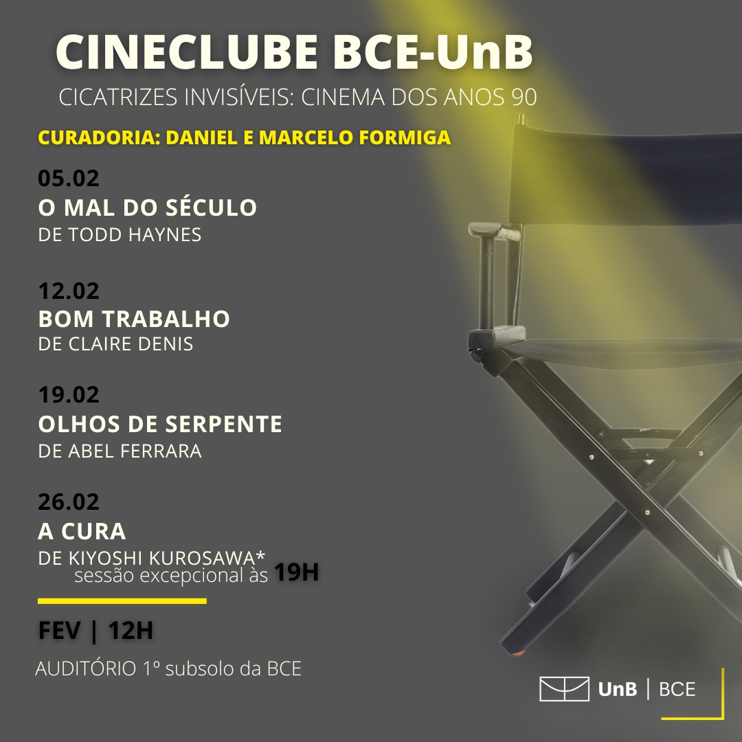 Cineclube BCE: cinema dos anos 90