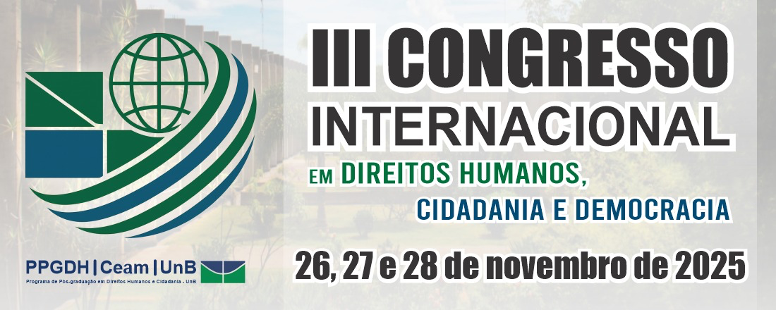 III Congresso Internacional em Direitos Humanos, Cidadania e Democracia