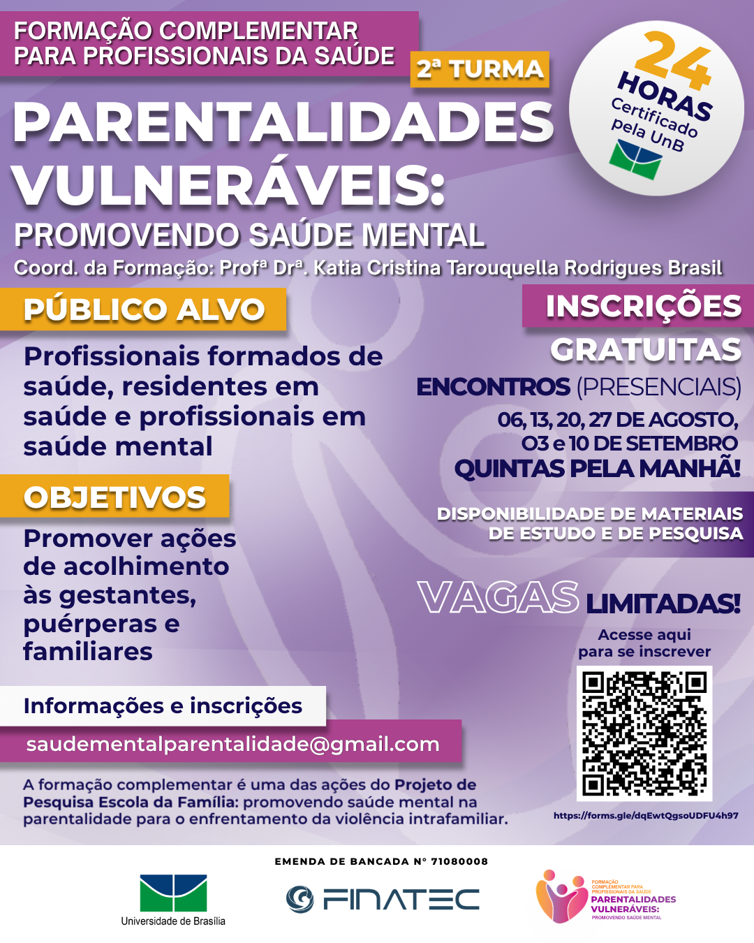 Curso | Parentalidades Vulneráveis: Promovendo Saúde Mental
