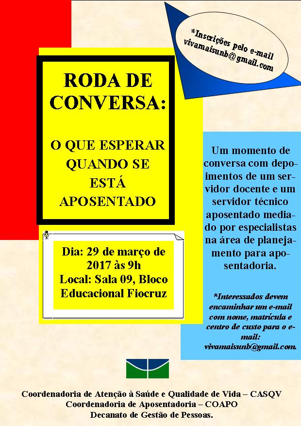 Oficina do programa de aposentadoria Viva Mais!