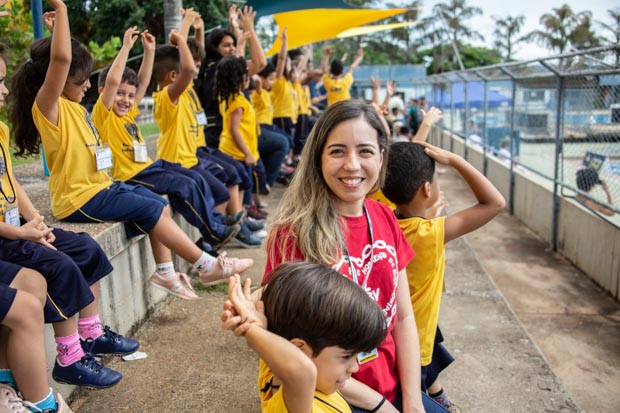 A coordenadora pedagógica