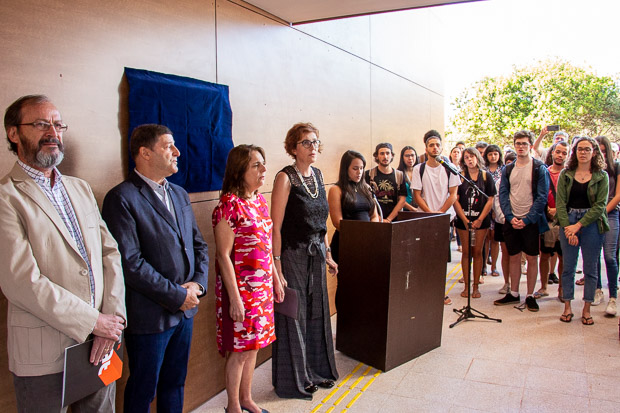 Servidores da UnB foram responsáveis pelo projeto do prédio. Foto: Luis Gustavo Prado / Secom UnB