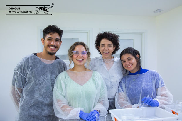 Equipe do Insetário da UnB.